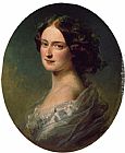 Franz Xavier Winterhalter Paintings - Lady Clementina Augusta Wellington Child-Villiers by Franz Xavier Winterhalter